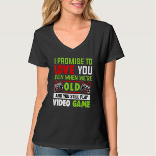 Valentine's Day Saying Video Gamers Quote Graphic T-Shirt