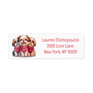 Valentines Day Shih Tzu Dogs