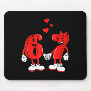 Valentine's Day Six Seven Hearts 6 7 Meme Gen Alph Mouse Mat