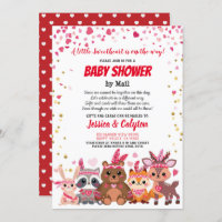 Valentines Day Sloth Girl Baby Shower By Mail Pink