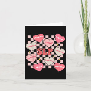 Valentines Day Slp Candy Heart Speech Therapy Sped Card