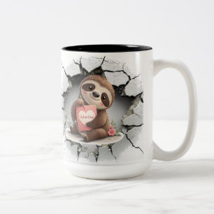 Valentine's Day Solth Two-Tone Coffee Mug