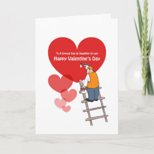 Valentine's Day Son & Daughter In Law Cards