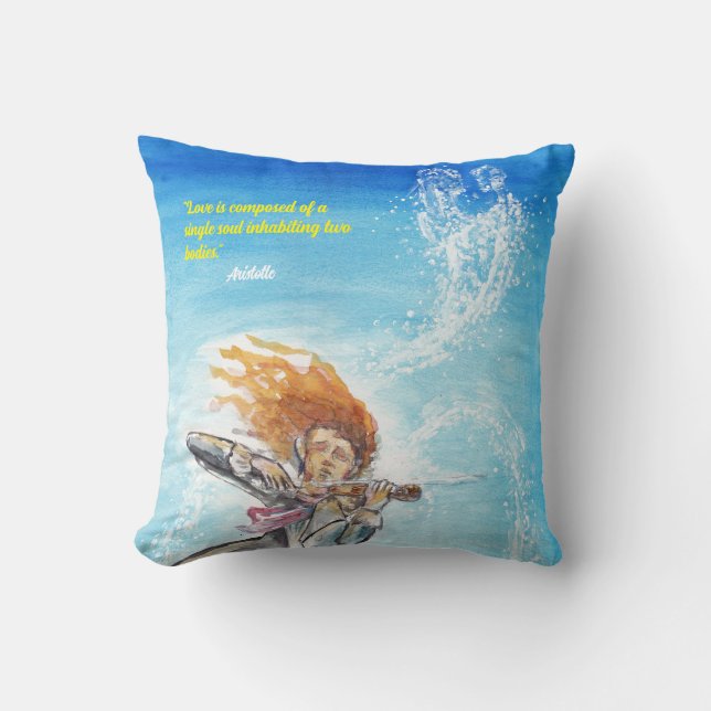 Valentine's Day Souls Beautiful Quote  Cushion (Front)