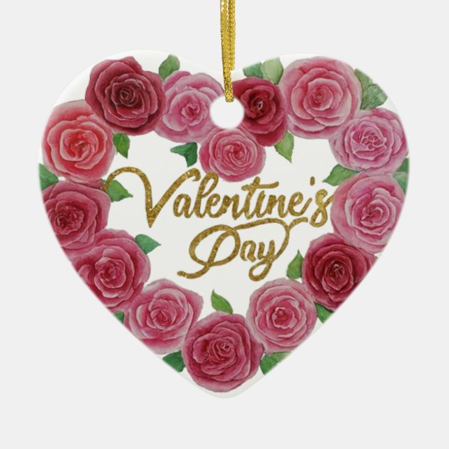 Valentine's day special for you. ceramic tree decoration (Front)