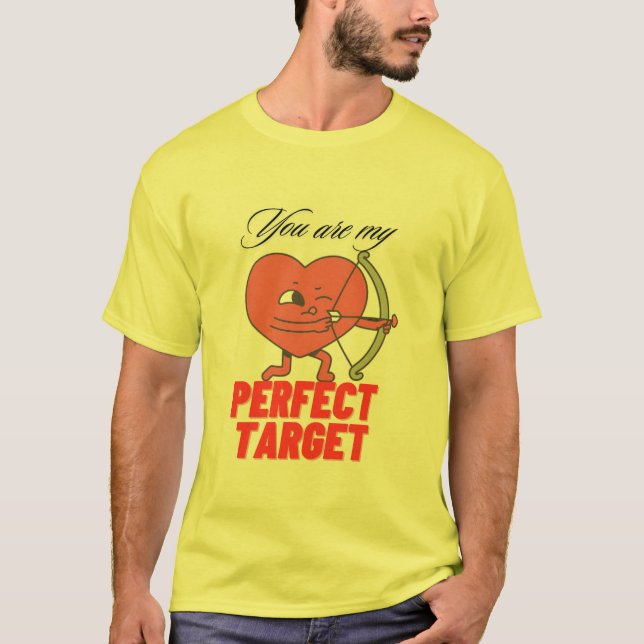 Valentine's Day Special Heart Feeling Love T-Shirt (Front)