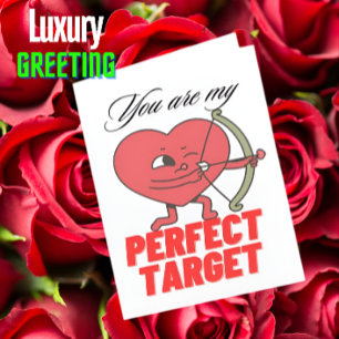 Valentine's day Special Heart With Arrow Degien Holiday Card