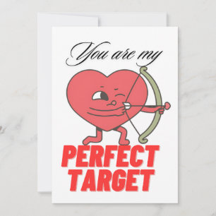 Valentine's day Special Heart With Arrow Degien  Holiday Card