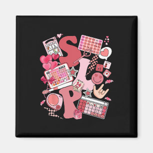 Valentines Day Speech Therapy Therapist Slpa Slp V Magnet
