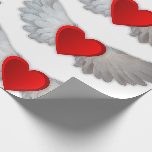 Valentine's Day, sweet hearts Wrapping Paper (Corner)