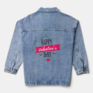 Valentine's Day T-shirt Denim Jacket