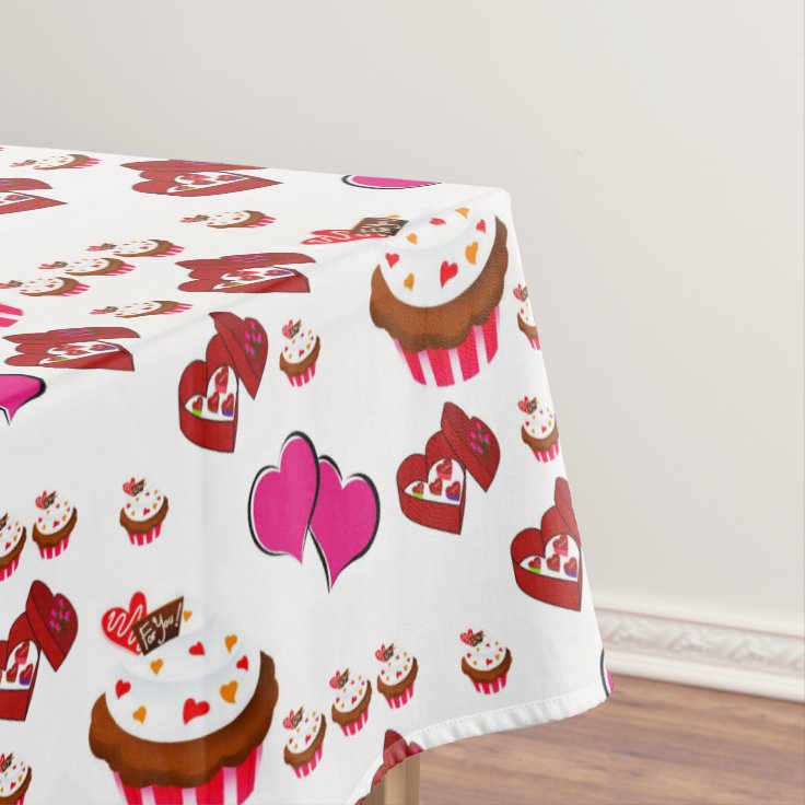 Valentine's Day Tablecloth Zazzle