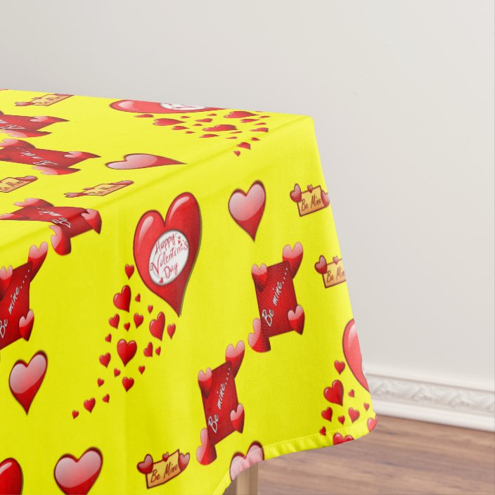 Valentine's Day Tablecloth | Zazzle.co.uk