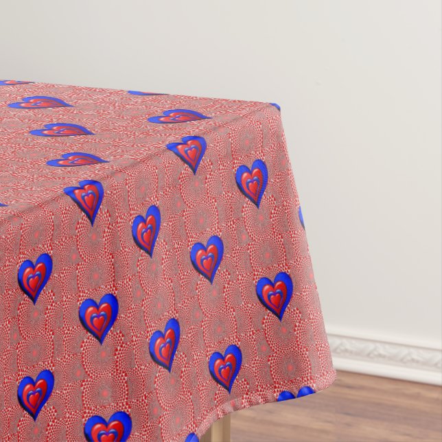 Valentine's Day Tablecloth Heart (In Situ)