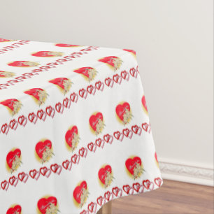 Valentine's Day Tablecloth Heart