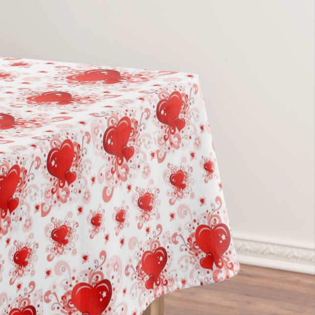 Valentine's Day Tablecloth Heart (In Situ)