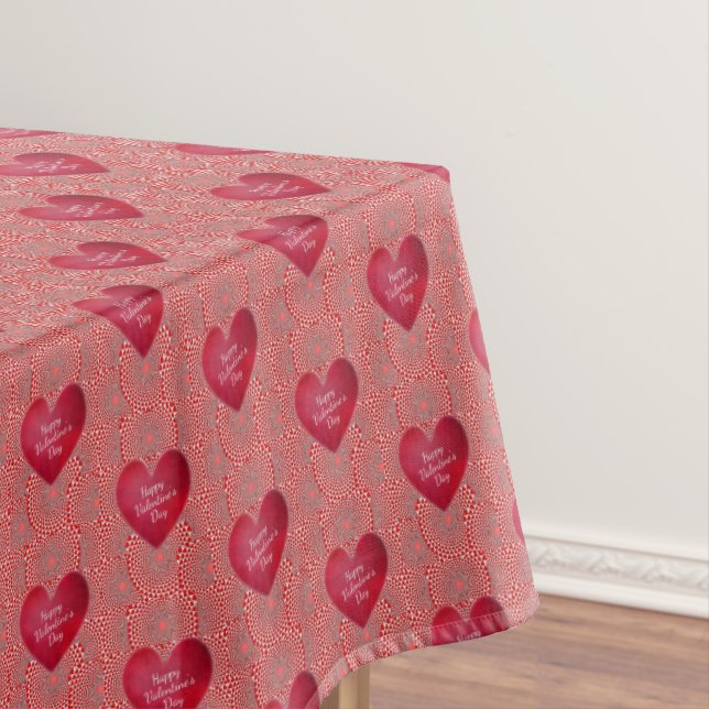 Valentine's Day Tablecloth Heart (In Situ)