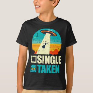 Valentines Day Taken Ufo Abduction Funny Alien Men T-Shirt