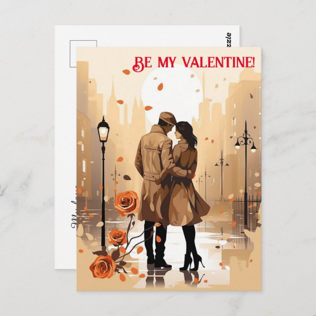 Valentine's Day. Talk about your love! Postcard (Front/Back)