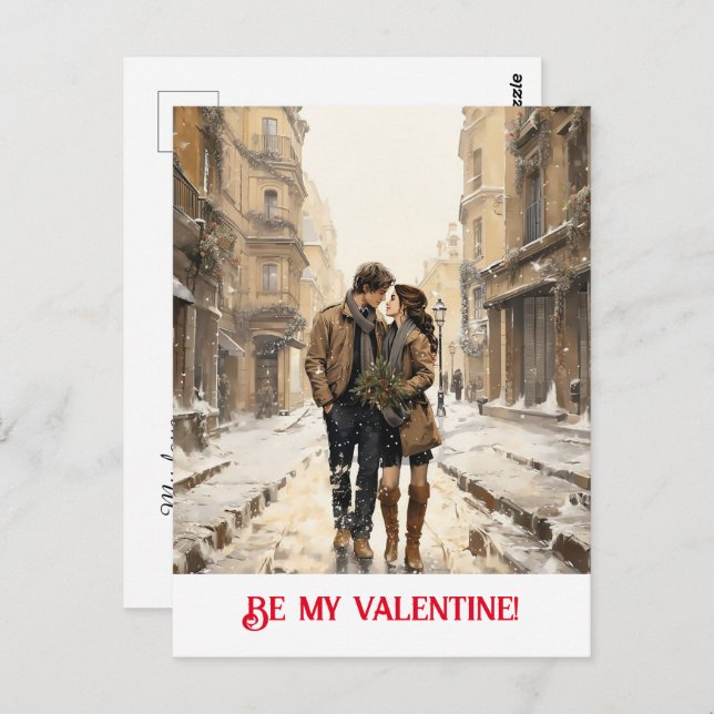Valentine's Day. Talk about your love! Postcard (Front/Back)