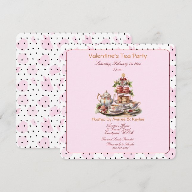 Valentine's Day Tea Party (Front/Back)