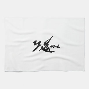 valentine's day tea towel