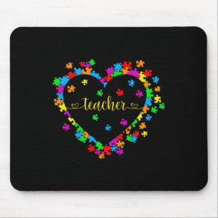 Valentines Day Teacher Autism Awareness 100 Days H Mouse Mat