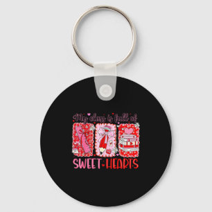 Valentines Day Teacher Kids My Cl Is Full Of Sweet Key Ring