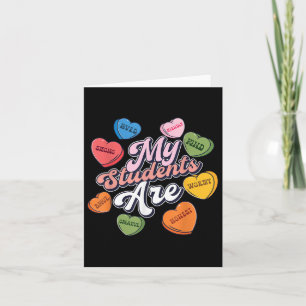 Valentines Day Teacher Positive Affirmations Candy Card