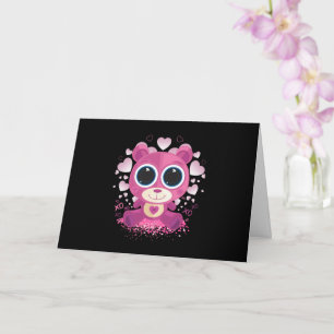 Valentine's Day Teddy Bear Card