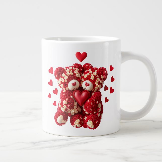 Valentines Day Teddy Bear Mug (Right)