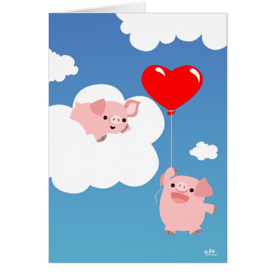 Valentine's day: The Wings of Love notecard