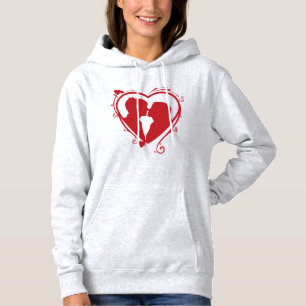 Valentine's day Theme couple Design Hoodie
