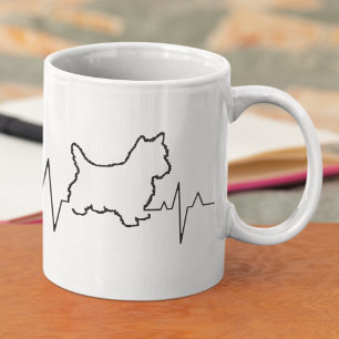 Valentine's Day Theme Yorkshire Terrier Dog Lover Coffee Mug