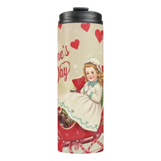 Valentine's day  thermal tumbler (Front)