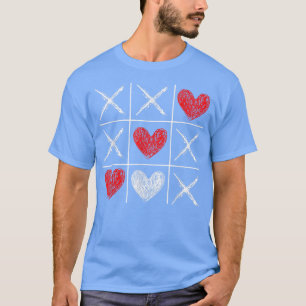 Valentines Day Tic-Tac-Toe XO-XO Funny Valentine G T-Shirt