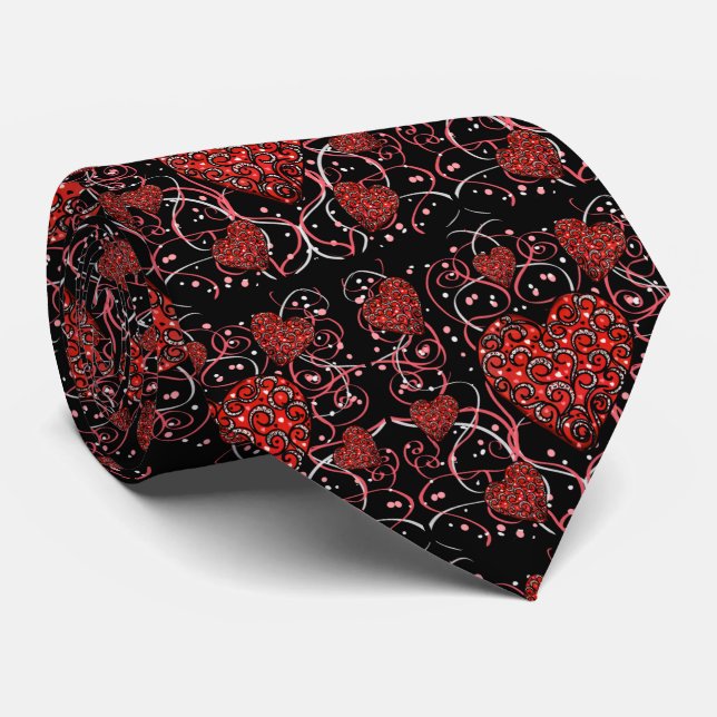 VALENTINES DAY    TIE (Rolled)