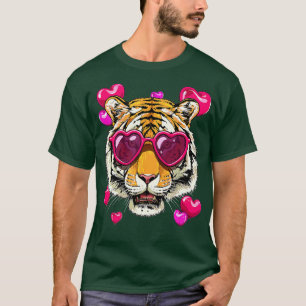 Valentines Day Tiger Funny Animal Tiger Lover T-Shirt