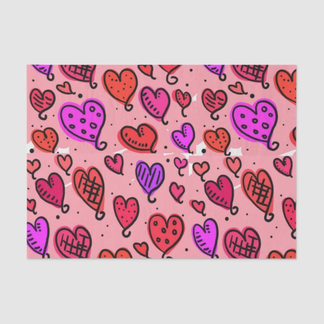 Valentine's Day Tissue Paper (Front)