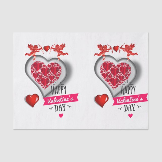 Valentine's Day Tissue Paper (Front)