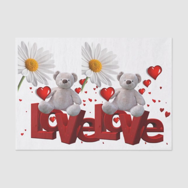Valentine's Day Tissue Paper (Front)