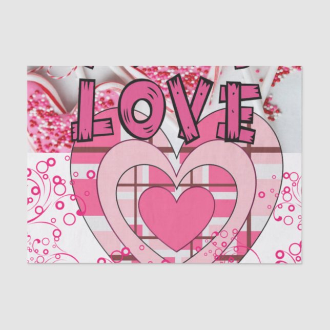Valentine's Day Tissue Paper (Front)