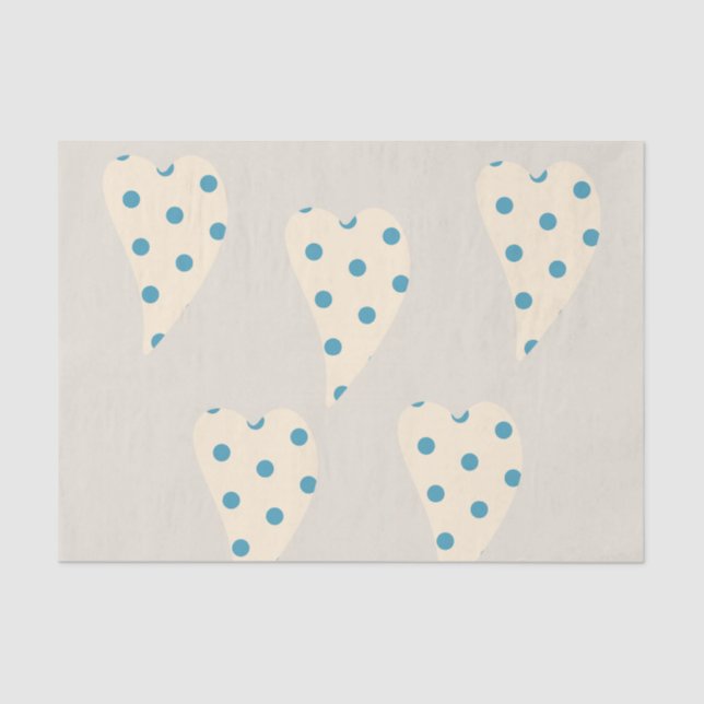 Valentine's Day Tissue Paper Hearts  (Front)