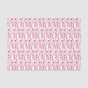 Valentine's Day Tissue Paper Pink Red Hearts
