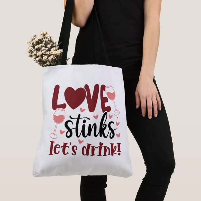 Valentines Day Tote Bag (Close Up)