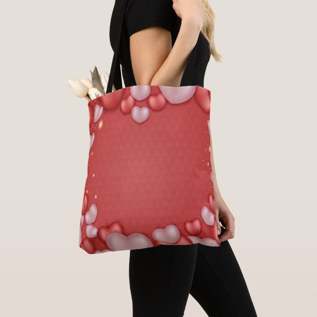 Valentines Day Tote Bag (Close Up)