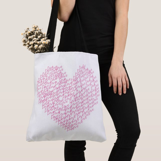Valentine's Day Tote Bag (Close Up)