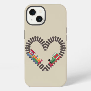 Valentines Day Train Railroad Heart iPhone 13 Case