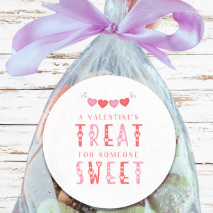 Valentine's Day treat classroom favour gift tag