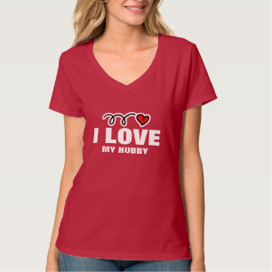 Valentine's Day tshirt I love my hubby husband